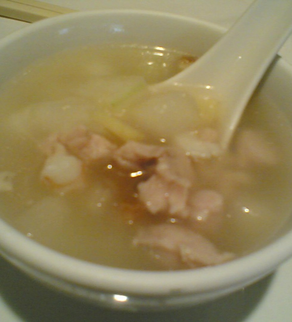 A mug of warm broth